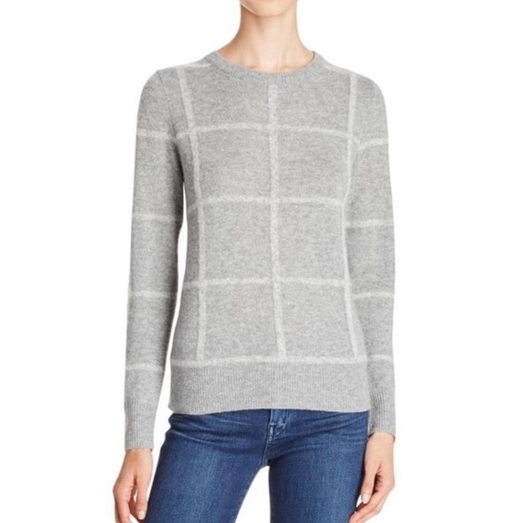 Theory Sweaters - Theory Kaylenna windowpane cashmere sweater Medium